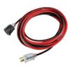 Husky 50 ft. 14/3 Single Lighted Locking Extension Cord Red and Black