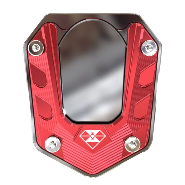HAMILO Motorcycle Side Stand, Plate Type, Stable, Sinking Prevention, Fall Prevention