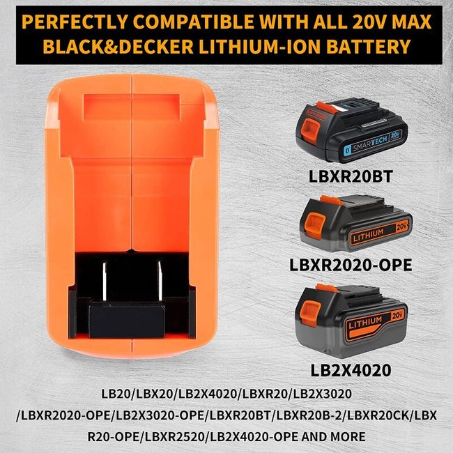 Black & Decker LBXR20BT 20V MAX SMARTECH Lithium-Ion Bluetooth Battery 