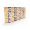 Uncle Goose Greek Blocks - Made in The USA