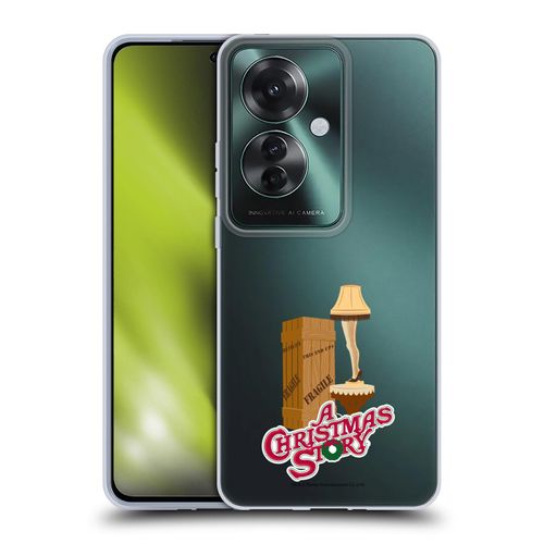Head Case Designs Officially Licensed A Christmas Story Leg Lamp Graphics Soft Gel Case Compatible with Oppo Reno11 F 5G / F25 Pro 5G