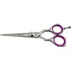 Suntachi 30152 Hair Cutting Scissors Straight Offset Silver