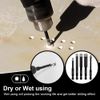 6mm Diamond Drilling Bit Set Core Bits Hole Saw Cutter Plus Hole Opener 5pcs/set