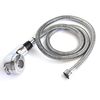 SHAMPOO BOWL FIXTURE CHROME SPRAYER HOSE AND HEAD