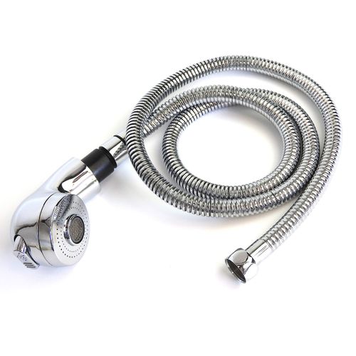 SHAMPOO BOWL FIXTURE CHROME SPRAYER HOSE AND HEAD