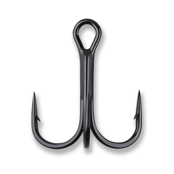 Mustad UltraPoint KVD Elite Series Triple Grip Treble Hook with 1 Extra Strong/Standard Length Hook (Pack of 11), Black Nickel, 2