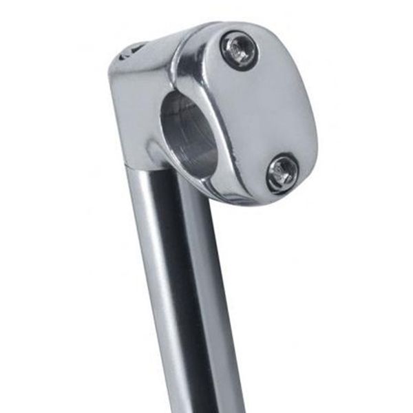 Raleigh - GNJ116 - Short Reach Handlebar Stem with 180mm Long 22.2mm Quill Fitting in Silver