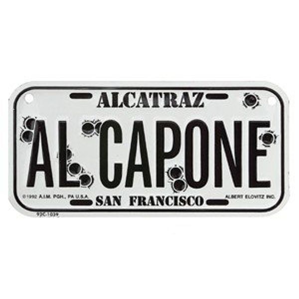 Gift House Al Capone Bike Plate