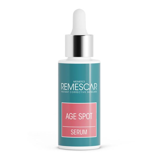 Remescar Age Spot Serum 30ml - Dark Spot Correcting Serum - Clinically Proven Age Spot Remover with Bakuchiol, Tranexamic Acid and Anti-Melanogenic Sugars - Hyperpigmentation Cream