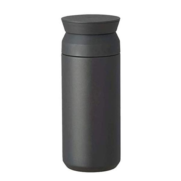 Kinto 350ml / 500ml Travel Vacuum Flask Stainless Steel Black 500ml