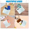 M1SS 10 Pcs- A5 Plastic Wallets Carry Folders Popper Wallet Polypropylene Document Folder with Press Stud for School, Office Supplies, Document Classification (White)