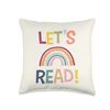 Let's Read Kids Reading Corner Book Nook Throw Pillow