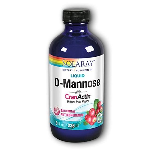 Solaray D-Mannose w/CranActin Extract, Liquid (Btl-Plastic) | 8oz