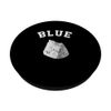 Blue cheese funny college team logo PopSockets Swappable PopGrip