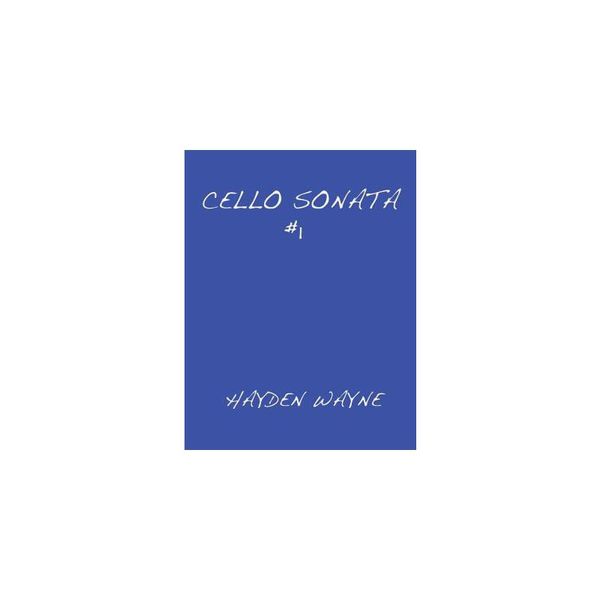 【预订】Cello Sonata #1