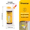 FastCap 6oz Glue Bottle, with 2-chamber No-Drip system. Each bottle comes with 2 replaceable tips. (Pack of 2 Bottles)