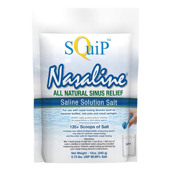 Nasaline US102 Salt - 12 Ounce Pouch,White