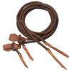 Royal King Slobber Strap Split Reins 8ft Brown