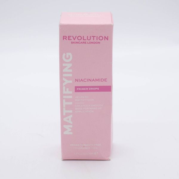 Revolution Skincare Mattifying Niacinamide Primer Drops 1 oz NEW