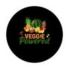 Veggie Powered - Vegan Veganer Vegetarier PopSockets mit austauschbarem PopGrip