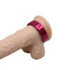 Metal Wide Cock Ring L 50Φmm Red