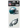 WinCraft Philadelphia Eagles Auto Decals 2 Pack - 4" by 4" Each