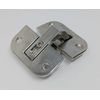 1 (One) Pie-Cut Corner Cabinet Door Hinge with 78-Degree Opening Angle