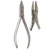 PREMIUM STAINLESS THREE PRONG PLIER ADERER WIRE BENDING ORTHODONTIC DENTAL PLIER (CYNAMED)