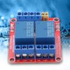 12V 2 Channel Relay Module with Optocoupler Isolation Red Board High Low Level Trigger Support for Precise Control