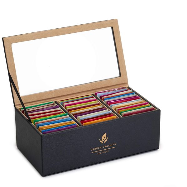 Twinings Tea Sampler Gift Set Box - Herbal, Caffeinated and Caffeine Free Variety - Gourmet Collection for Women and Men - 60 Ct, 60 Different Flavors