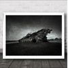 Fingerprint Designs Wind Blown Trees Creative Edit Texture Landscape Windy Wall Art Print