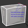 AniWorld Large CPU Dust Cover, Gaming Computer Desktop Computer Tower [Anti-Static, Waterproof] Protective Cover, Computer Case, Computer Dust Cover with Adjustable Locker Strap