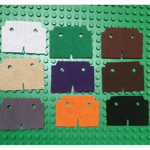 pick 6 Colors custom made to fit lego minifigs Trench Coat cape Black brown  Red