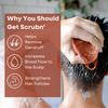 Scrub-dub™ - Premium Antimicrobial Scalp and Body Scrubber | Face Exfoliator and Scalp Scrubber for Dandruff | Loofah and Exfoliating Washcloth Replacement | Made in The USA | Sedona Red