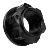 Titanium Nut M18 P1.5 Flanged Nut Hex Nut Star Hole Nut No Serate Black
