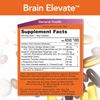 NOW Supplements, Brain Elevate™, Featuring Ginkgo Biloba, RoseOx® and Phosphatidyl Serine, 120 Veg Capsules