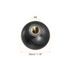 sourcing map 12Pcs Threaded Ball Knobs, M8 Female Thread Thermoset Ball Knob 1.18'' Dia Black Round Operation Ball Handles with Copper Insert for Machine Handle Tool Replacement