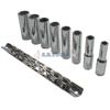 9PC 3/8 DEEP AF SOCKETS + RAIL