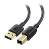 Cable Matters Long USB Printer Cable - 15ft, USB A to B Cable, Compatible with Printer, External Hard Drive, Audio Interface, Scanner, MIDI Controller, MIDI Keyboard, Black