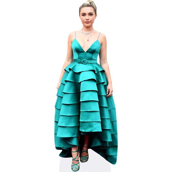 Florence Pugh (Green Dress) Mini Size Cutout