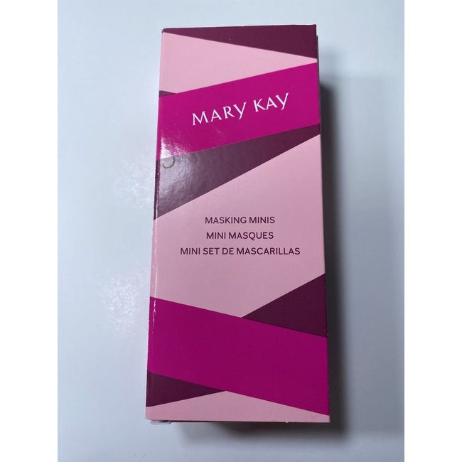 New In Box Mary Kay Masking Minis Pink Clay & Renewing Gel Mask Set  #188342