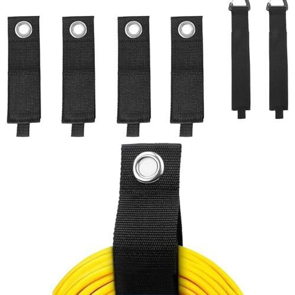 Heavy-Duty Straps (Assorted 6 Pack) - Extension Cord Holder, Extension Cord