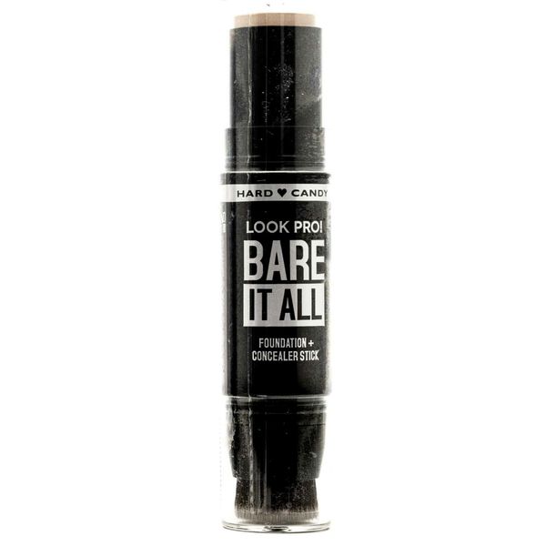 Hard Candy Look Pro! BARE IT ALL Foundation & Concealer Stick, 1361 Medium  .4oz