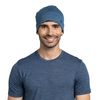 Buff Merino Lightweight Beanie Hats, Blue Dark, One Size