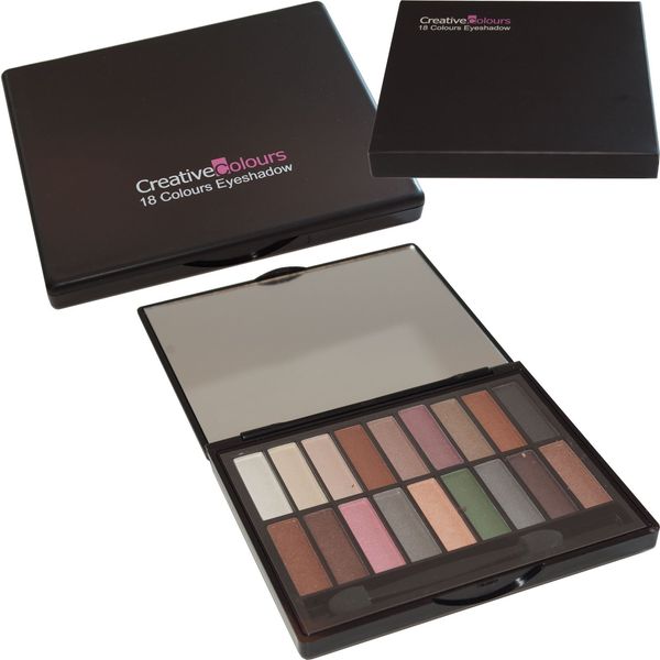 Creative Colours 18 Colour Eyeshadow Compact,Multicolour