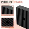 Anti Vibration Pads suitable for Air Compressor or Equipment, Solid Rubber Shock Pad Isolation Pads 4"X4"X1" 3-Pack