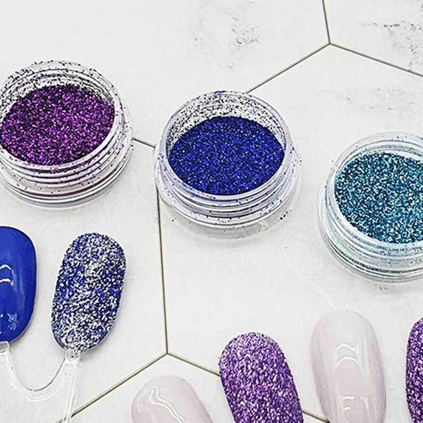 Nail Glitter Powder Set Nail Powder Aurora 45 Colors