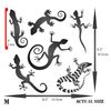 Geckos Stencil, 6.5 x 6.5 inch - Mixed Media Lizard Reptile