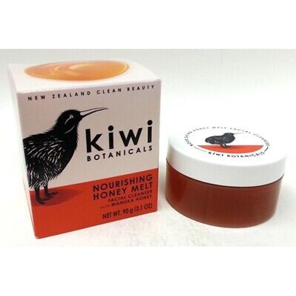 3x Kiwi Botanicals Nourishing Honey Melt Facial Cleanser w/ Manuka Honey 3.1ozEa