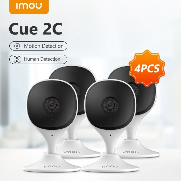 4PCS Indoor Wifi IP Security Camera Baby Monitor Home Surveillance Night Vision